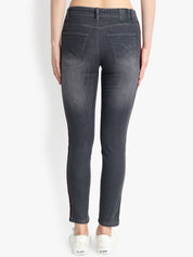 Kotty Women Black Skinny Fit High-Rise Clean Look Jeans