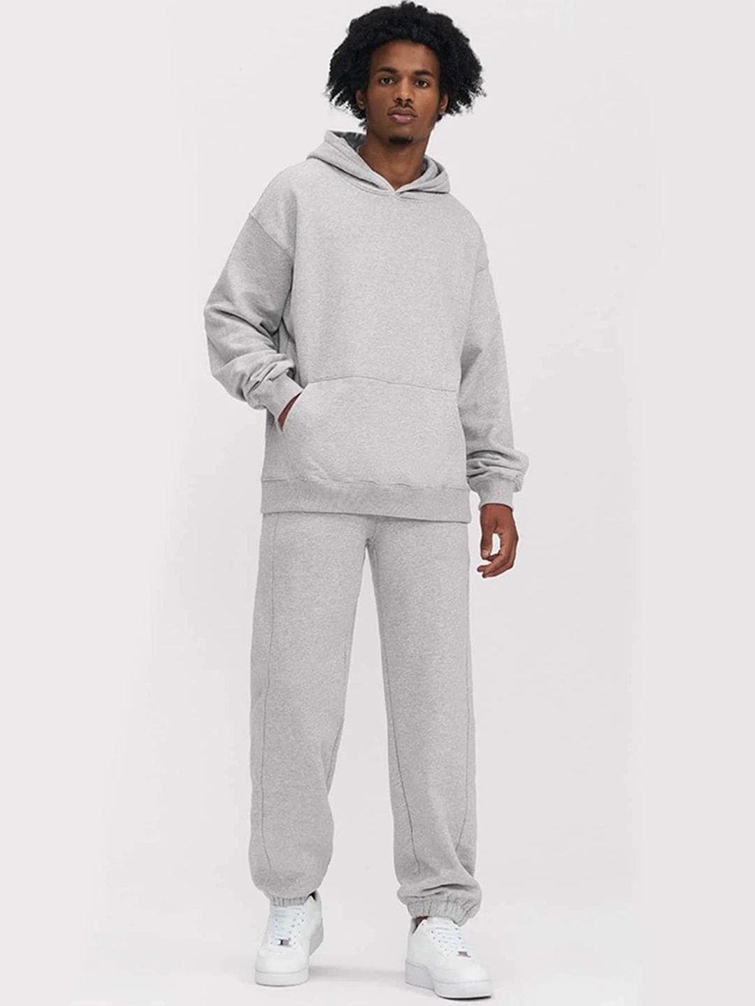 Kotty Men Grey Mid-Rise Joggers