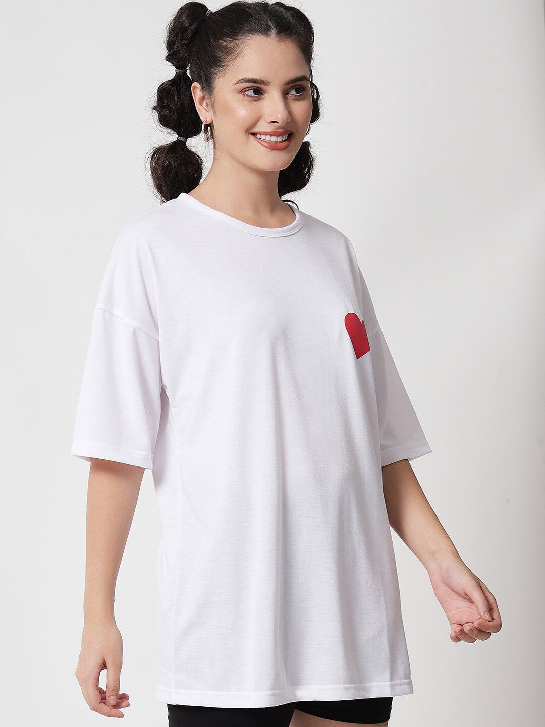 Kotty Women White Oversized T-shirt