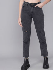 Kotty Women Slim Fit Mildly Distressed Stretchable Jeans