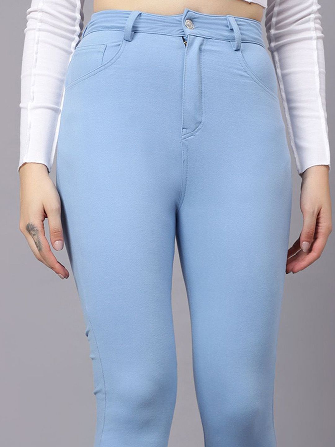 KOTTY Basics Women Skinny Fit High-Rise Stretchable Jeans