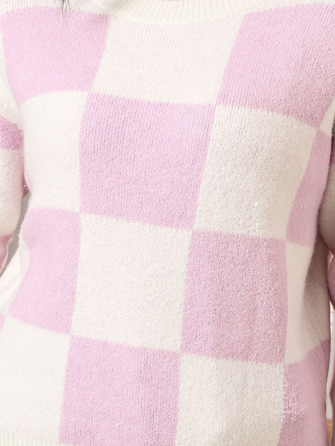 Kotty Women Checked Printed  Pullover