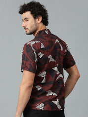 Kotty Men Abstract Printed Casual Shirt