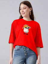 Kotty Graphic Printed Cotton T-shirt