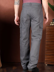 Kotty Men Relaxed Easy Wash Cargos Trousers
