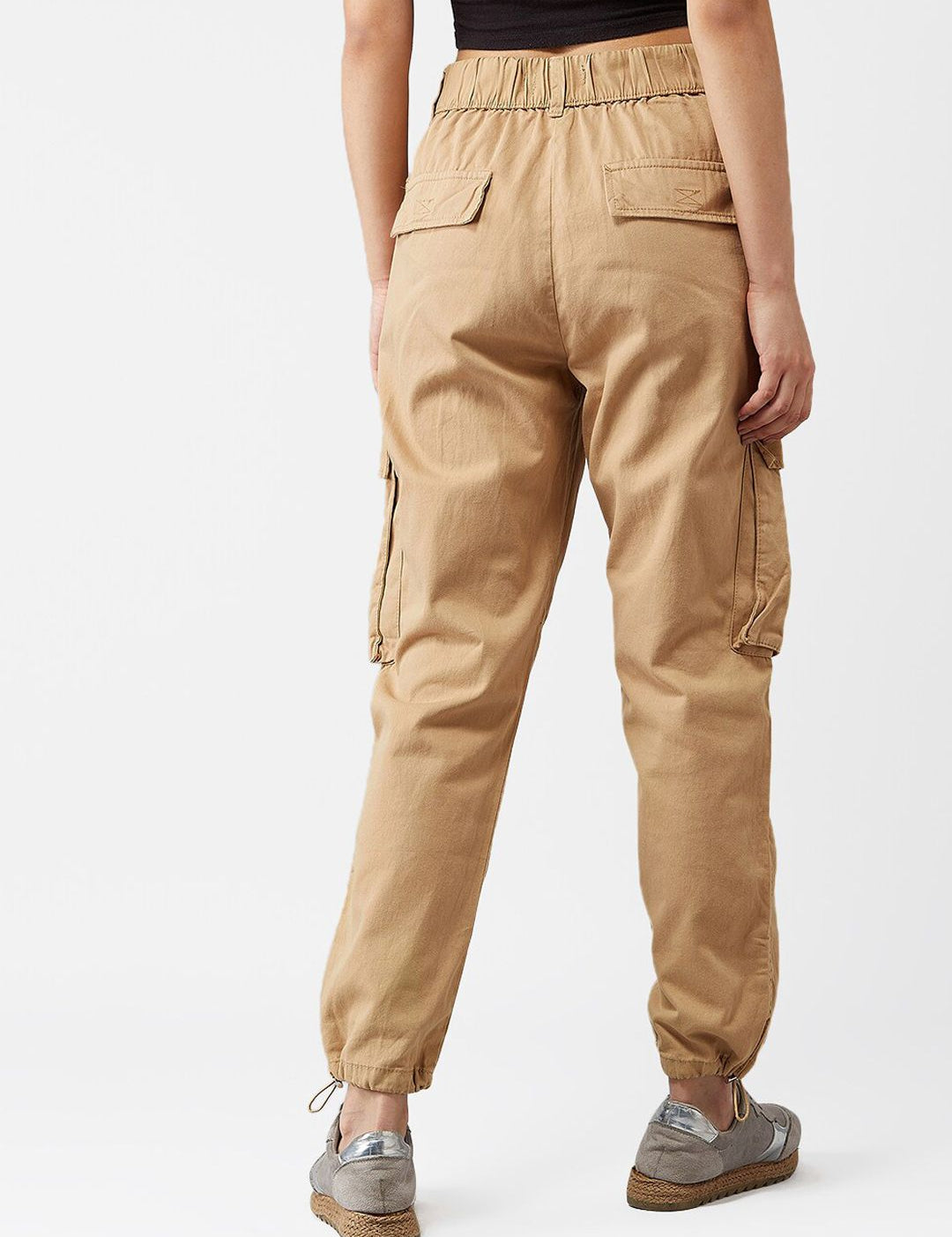 Kotty Women Beige Skinny Fit High-Rise Clean Look Jeans