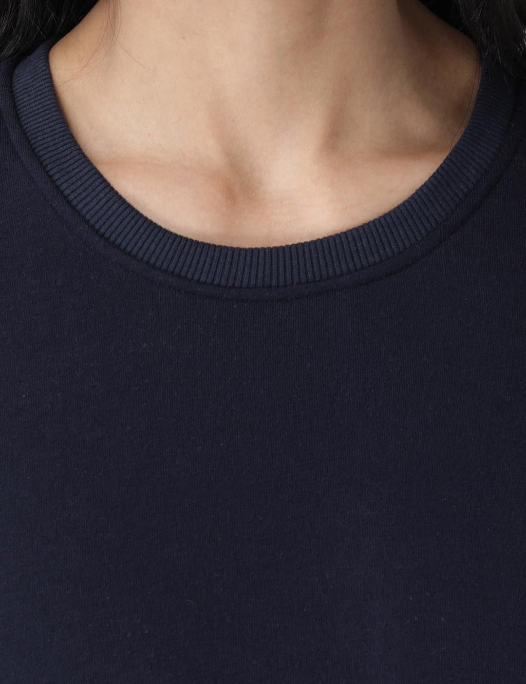 Kotty Women Maroon & Blue Colourblocked Sweatshirt