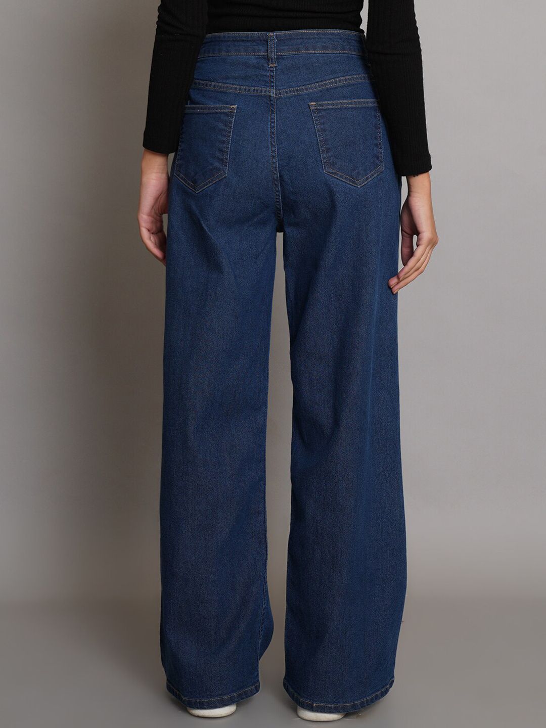 Kotty Women Jean Bootcut Straight Fit High-Rise Stretchable Jeans