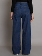 Kotty Women Jean Bootcut Straight Fit High-Rise Stretchable Jeans