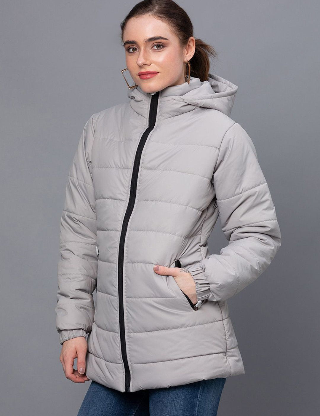 Kotty Women Hooded Longline Puffer Jacket