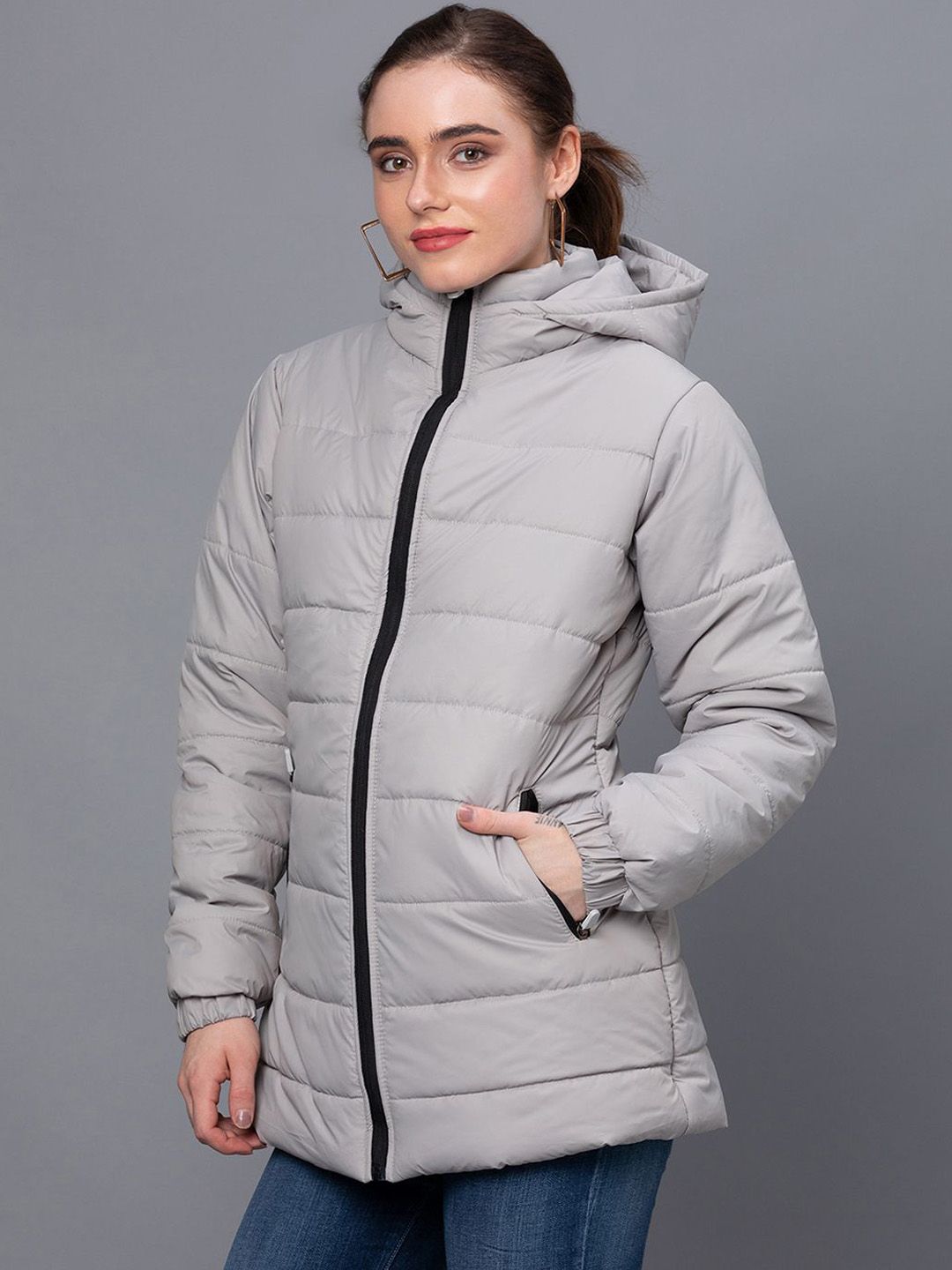 Kotty Women Hooded Longline Puffer Jacket