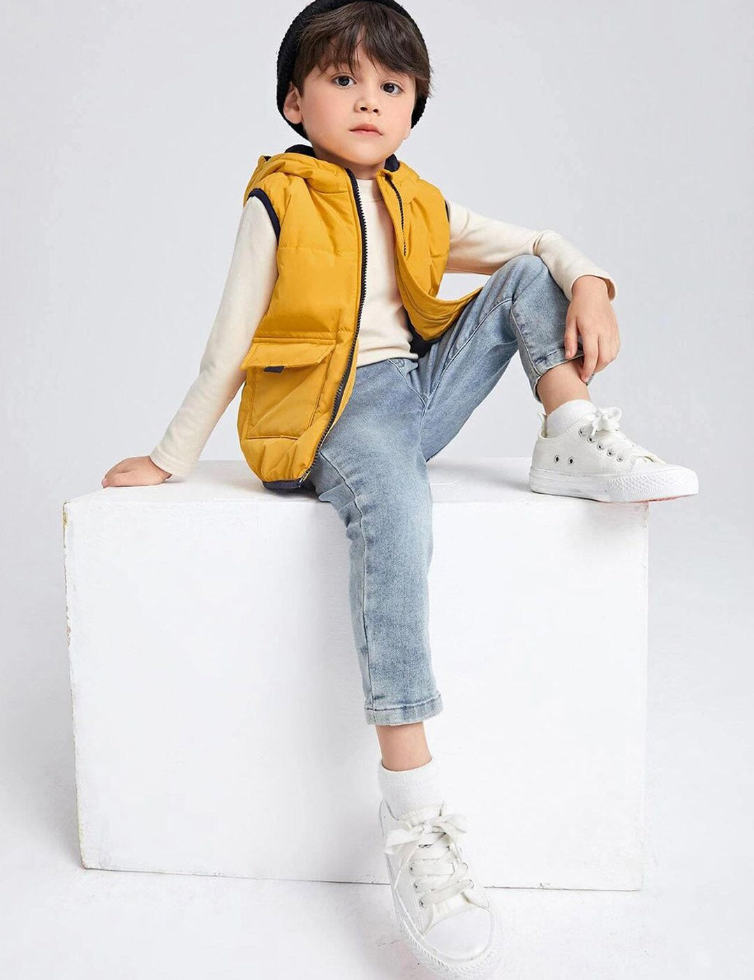 Kotty Boys Outdoor Hooded Padded Jacket