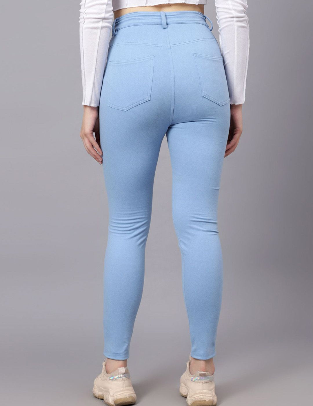 KOTTY Basics Women Skinny Fit High-Rise Stretchable Jeans