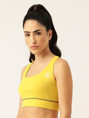 Kotty Pack Of 2 Non Padded Full Coverage All Day Comfort Seamless Sports Bra