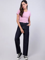 Kotty Women Jean Relaxed Fit High-Rise Jeans