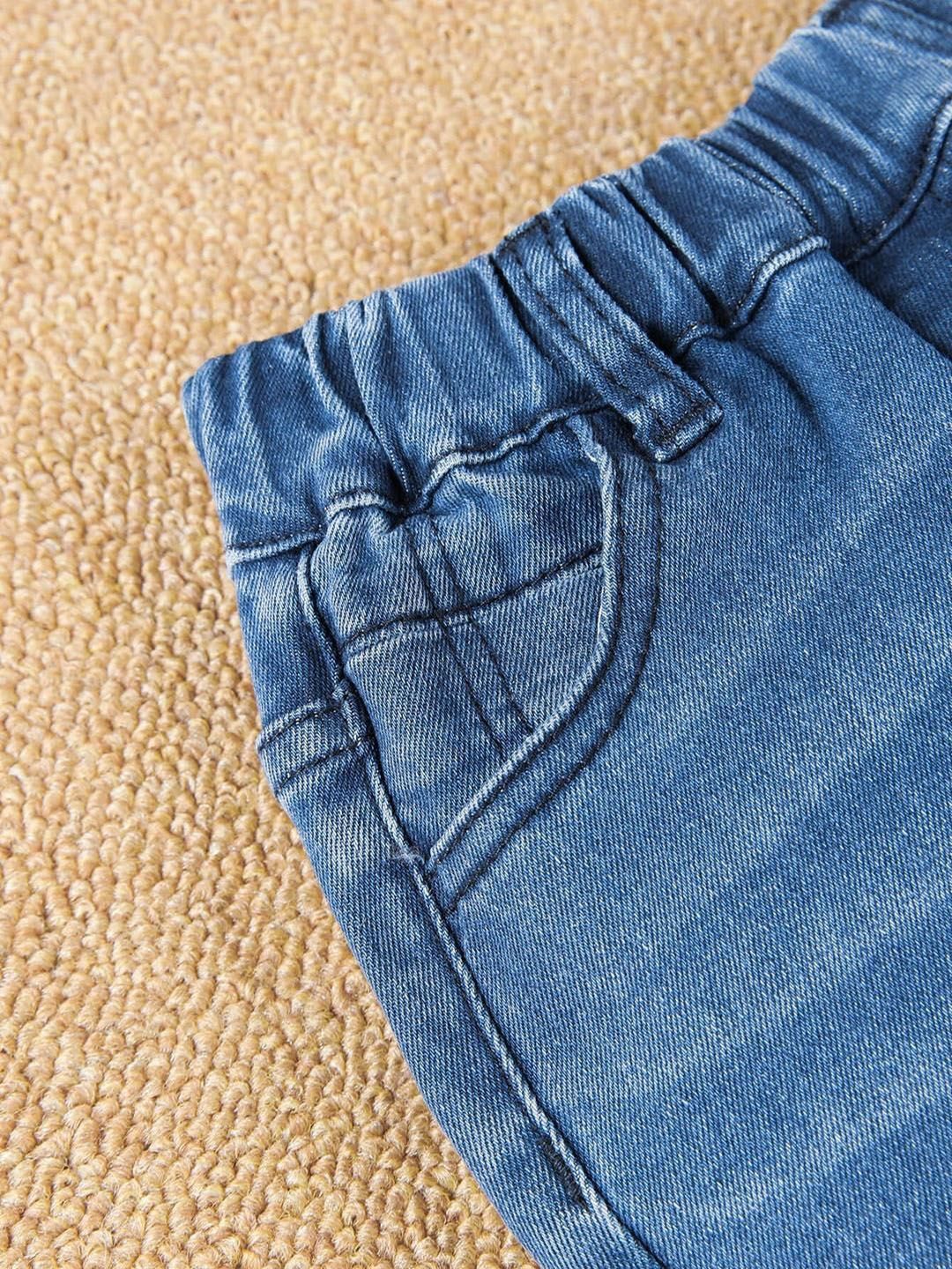 Kotty Girls Jean Clean Look Heavy Fade Whiskers Stretchable Jeans