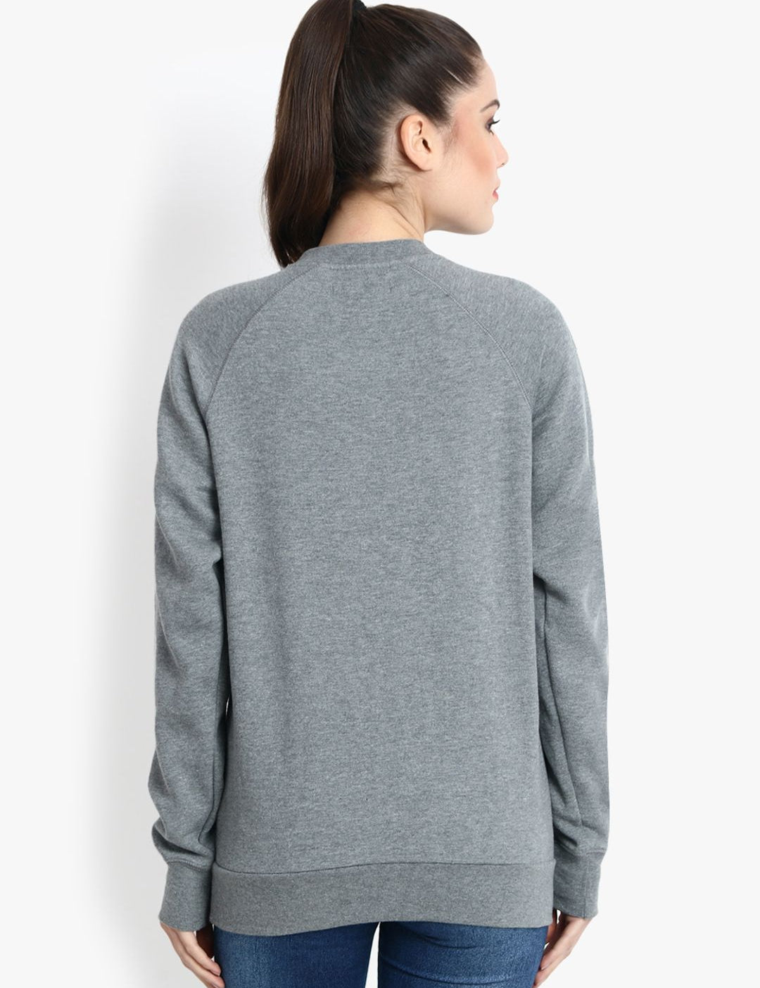 Kotty Women Grey Printed Sweatshirt