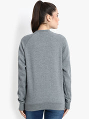 Kotty Women Grey Printed Sweatshirt