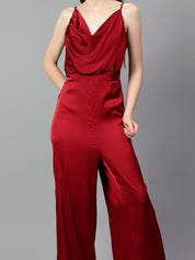Kotty Women Cowl Neck Basic Jumpsuit