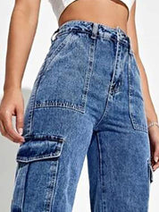 Kotty Women Jean Straight Fit High-Rise Stretchable Jeans