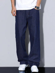 Kotty Men Mid-Rise Dark Shade Stretchable Jeans