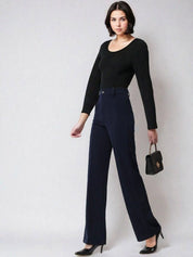 Kotty Scoop Neck Long Sleeves Thermal T-shirt With Trousers