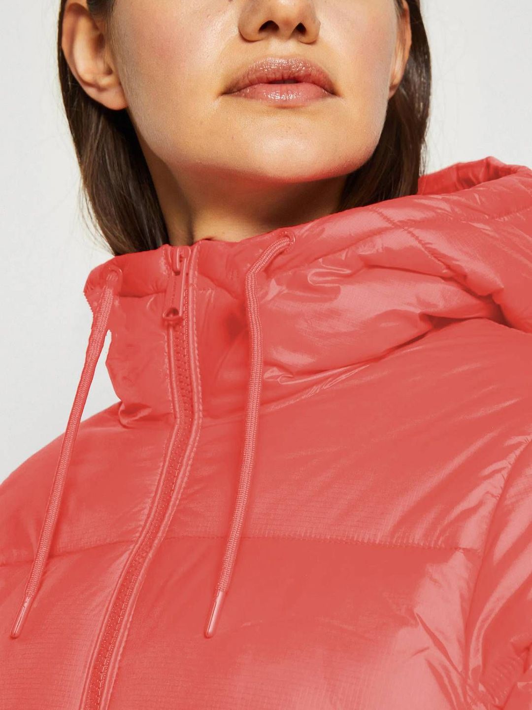 Kotty Women Hooded Solid Lightweight Puffer Jacket