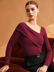 Kotty Women V-Neck Regular Fitted Top