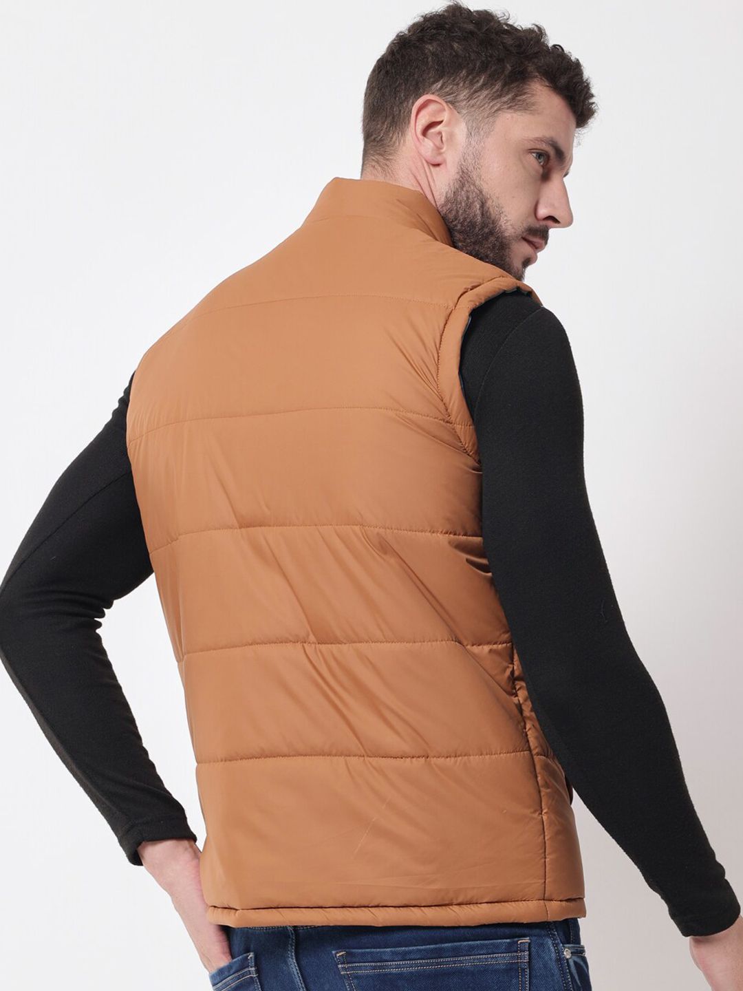 Kotty Men Yellow Outdoor Puffer Jacket