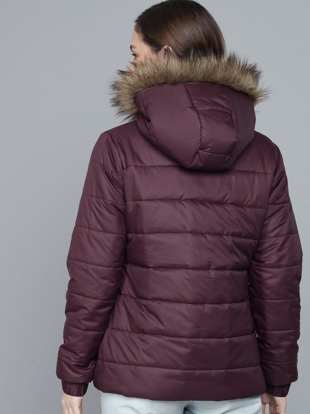 Kotty Women Purple Lightweight Padded Jacket