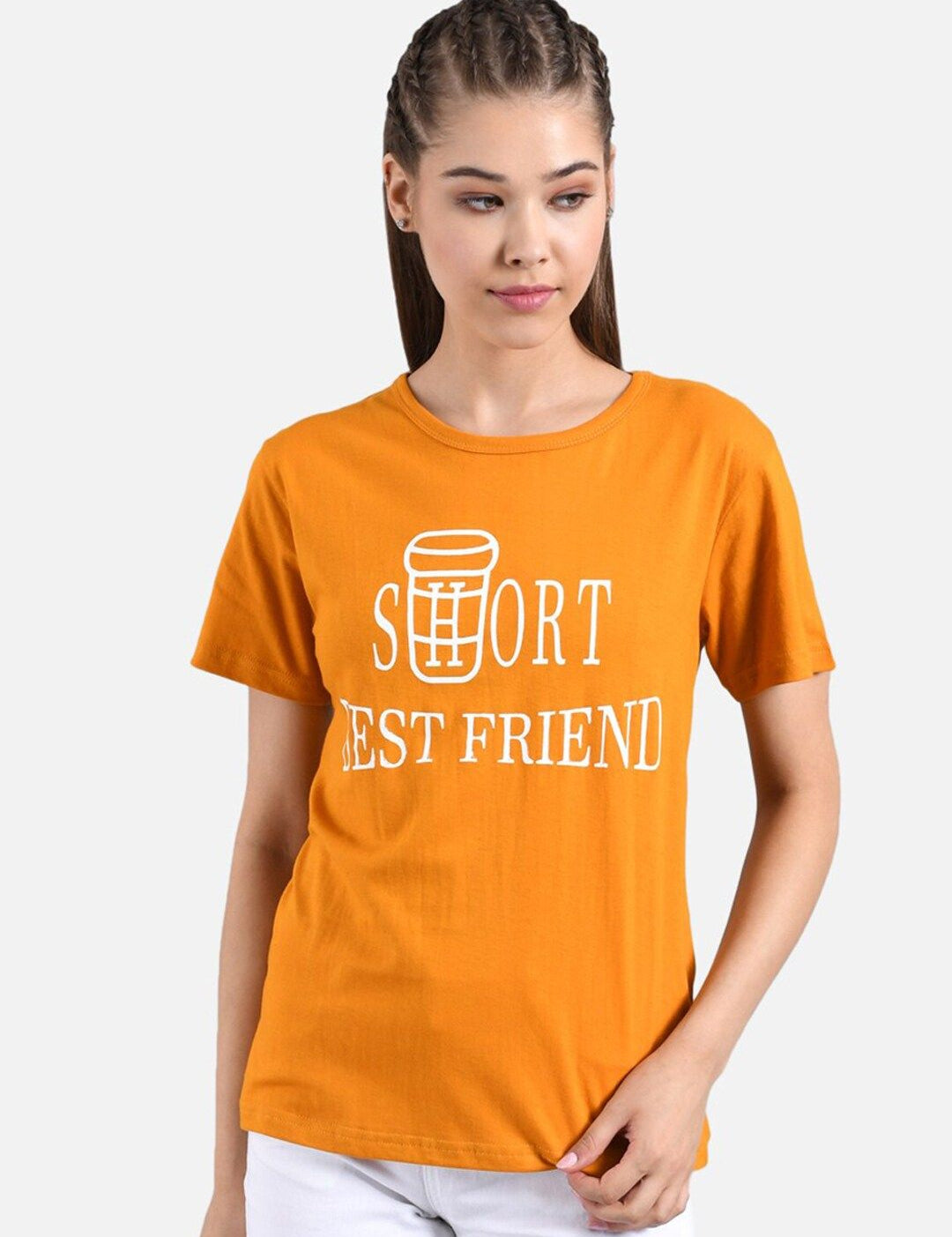 Kotty Women Pack Of 2 Printed Round Neck T-shirts