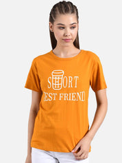 Kotty Women Pack Of 2 Printed Round Neck T-shirts