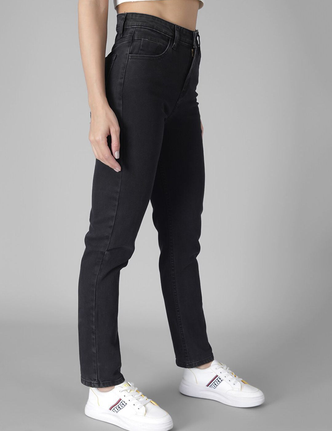 Kotty Women Black Skinny Fit Jeans