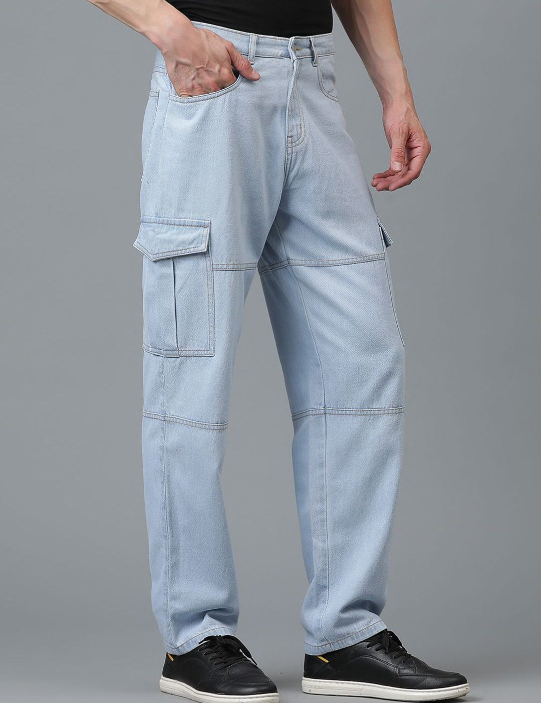 Kotty Men Jean Low-Rise Mildly Distressed Stretchable Jeans