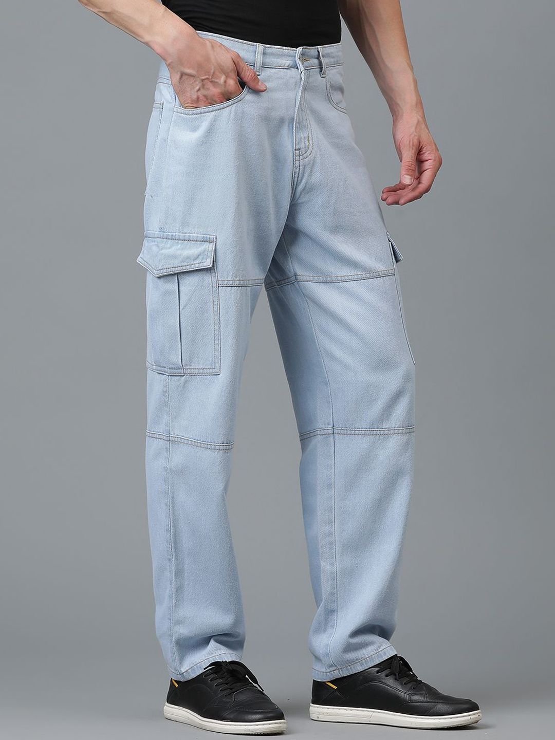 Kotty Men Jean Low-Rise Mildly Distressed Stretchable Jeans