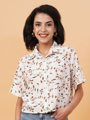 Kotty Women Opaque Printed Casual Shirt