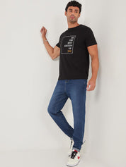 Kotty Men Blue Jean Low-Rise Clean Look Light Fade Stretchable Jeans