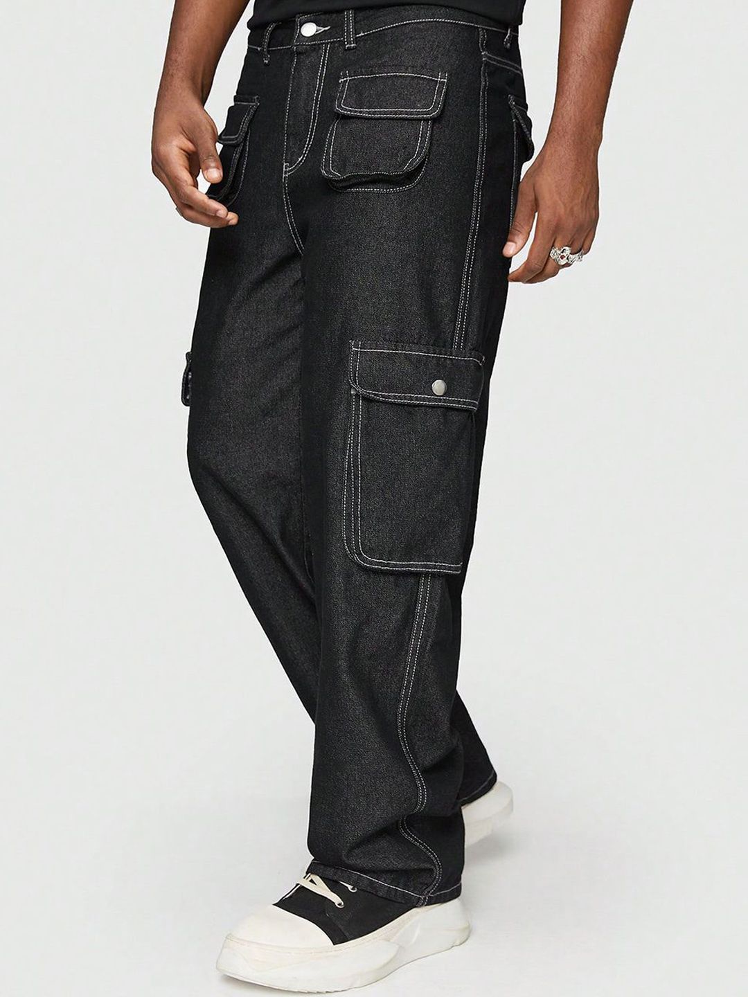 Kotty Men Wide Leg Stretchable Jeans