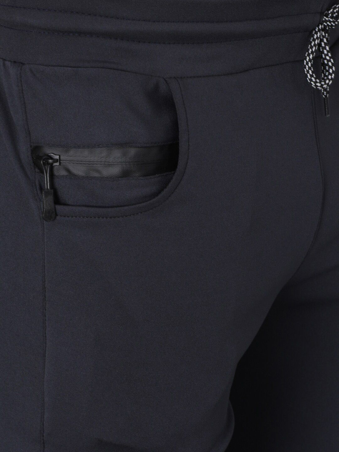 Kitty Men Navy Blue & Solid Straight-Fit Track Pants