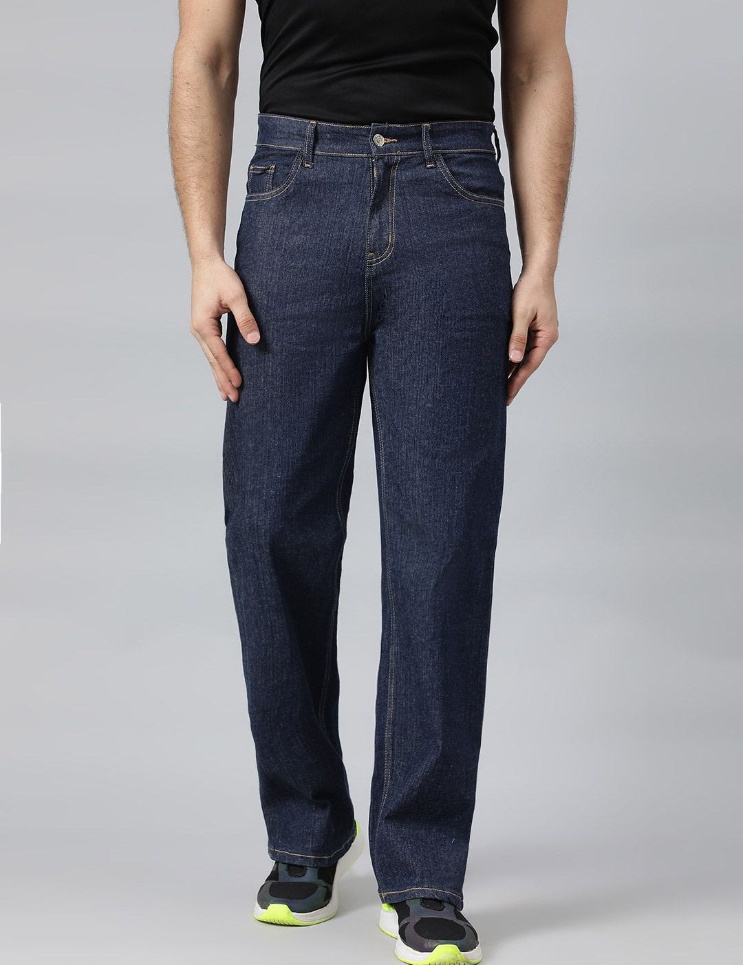 Kotty Men Regular Fit Mid-Rise Stretchable Jeans