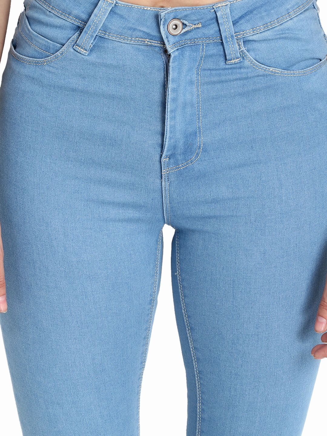 Kotty Women Blue Skinny Fit High-Rise Clean Look Jeans