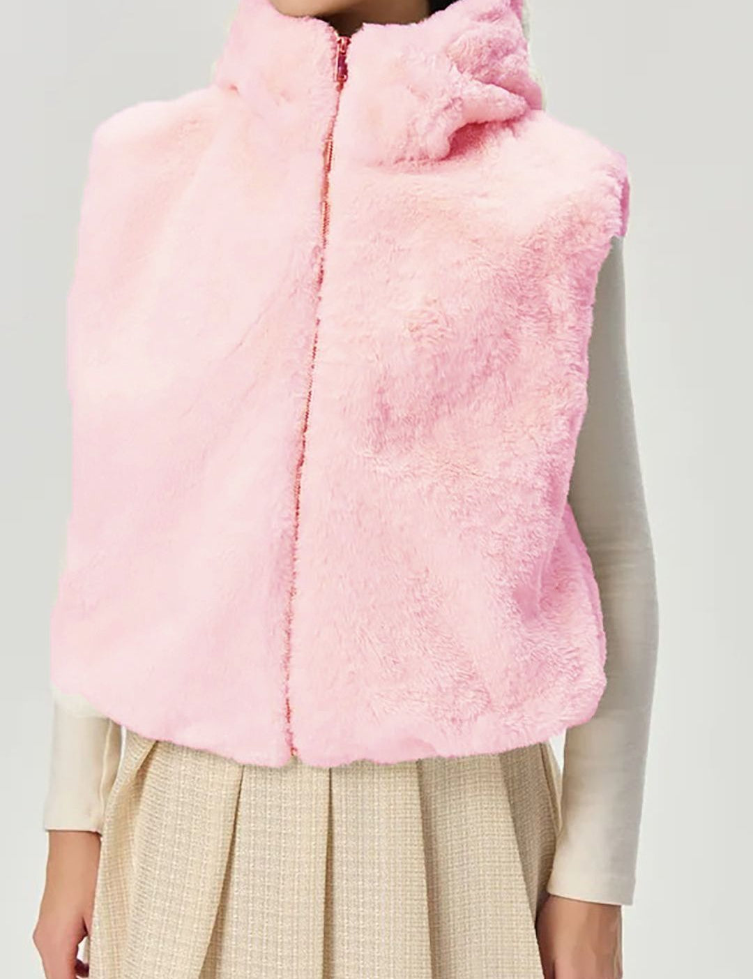 Kotty Women Hooded Self Design Open Front Jacket