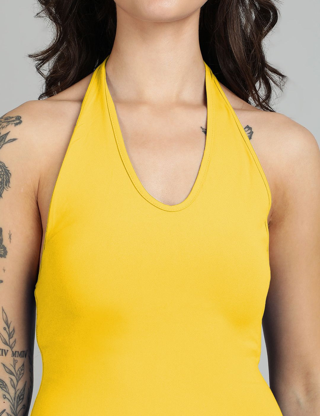 Kotty Women Halter Neck Basic Jumpsuit