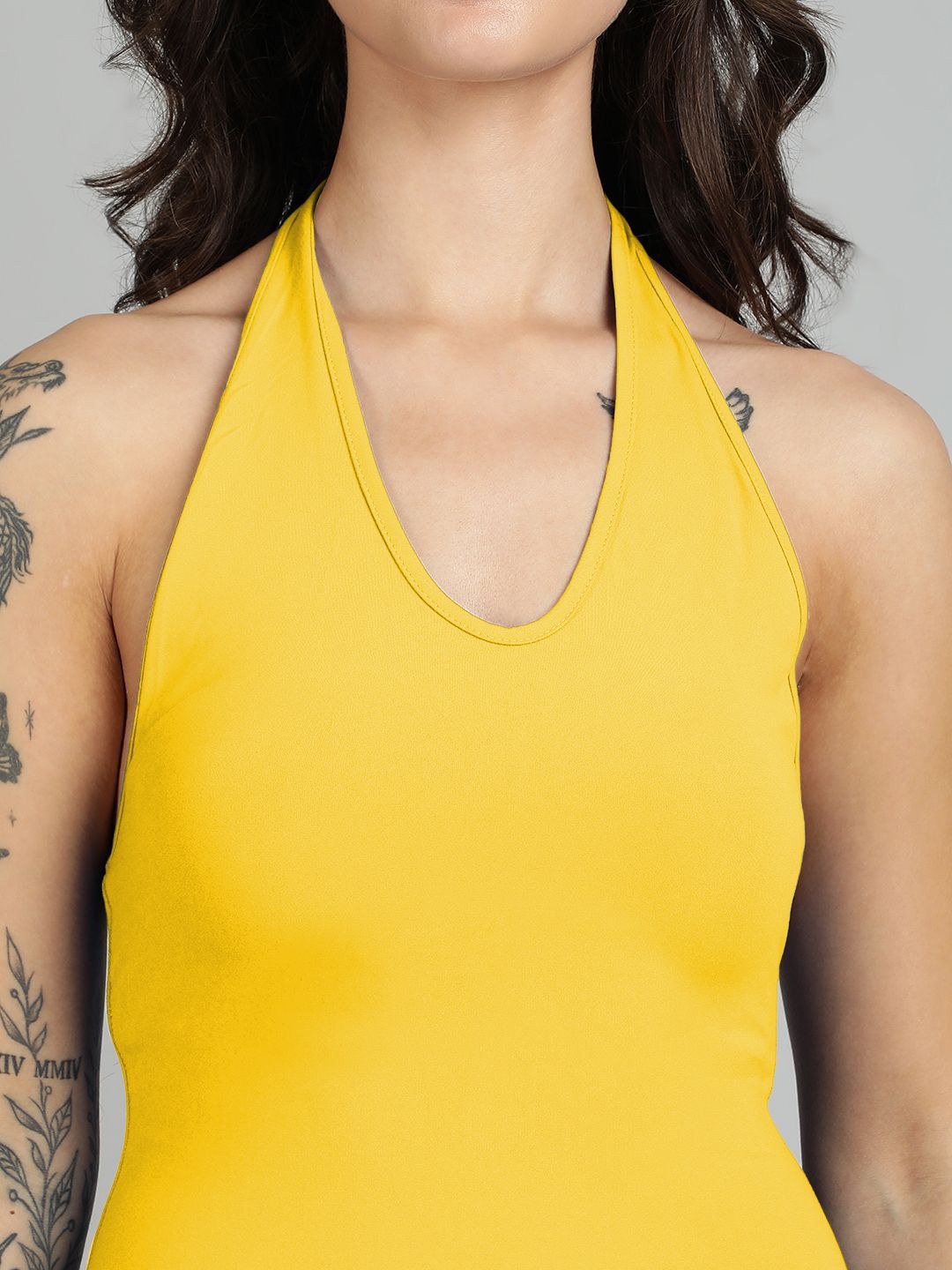 Kotty Women Halter Neck Basic Jumpsuit