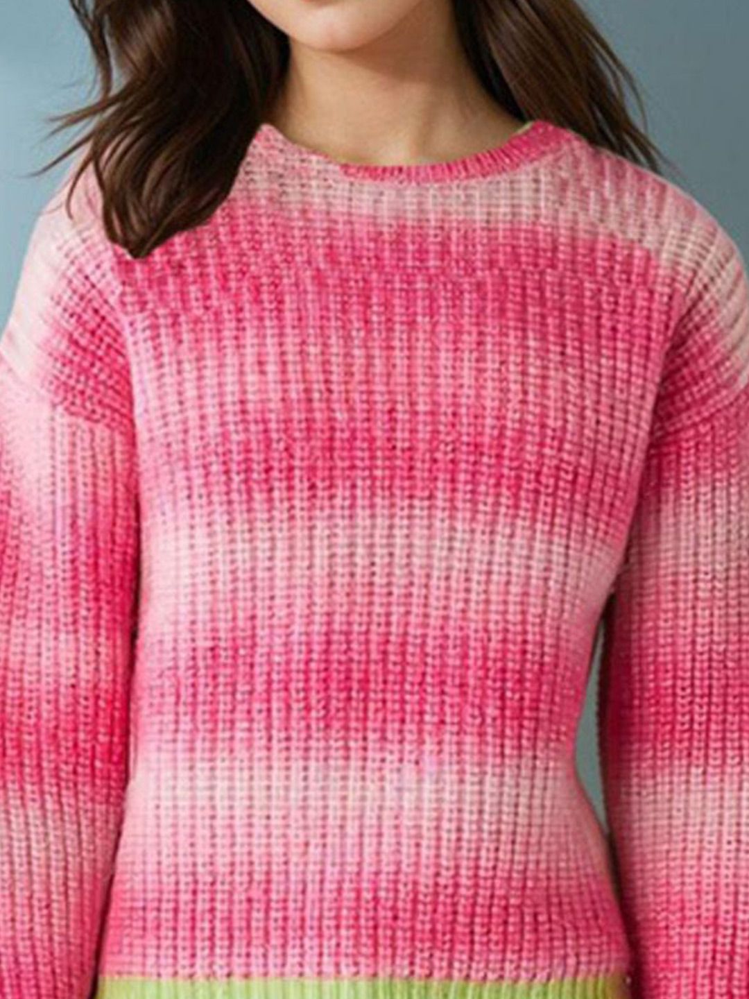 Kotty Women Cotton Striped Printed Pullover