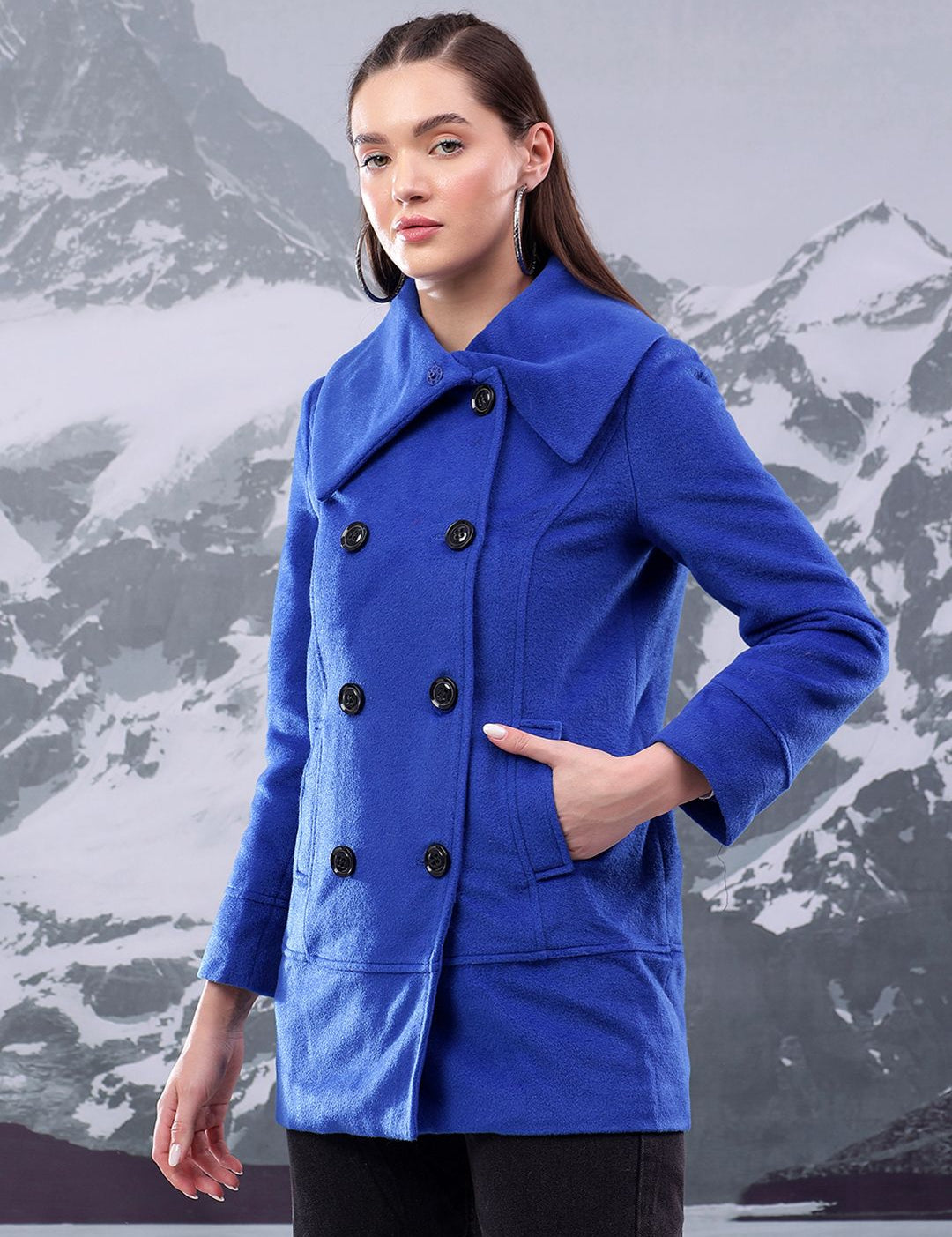 Kotty Women Double-Breasted Overcoat