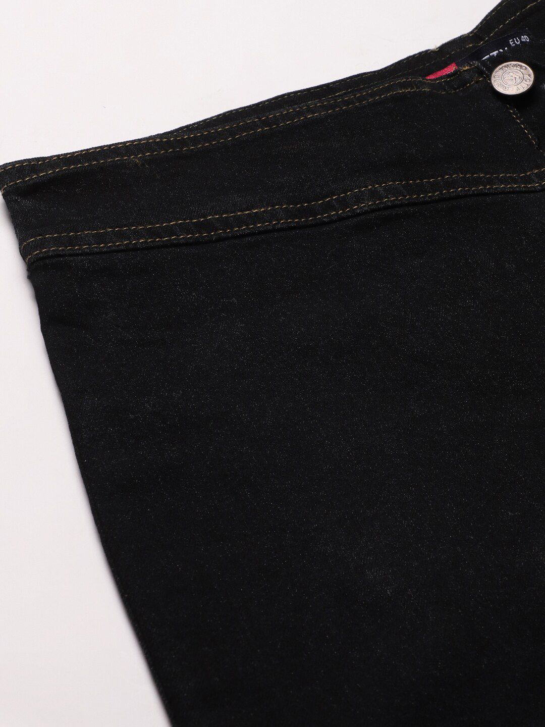 Kotty Women Navy Blue Flared High-Rise Stretchable Cropped Jeans