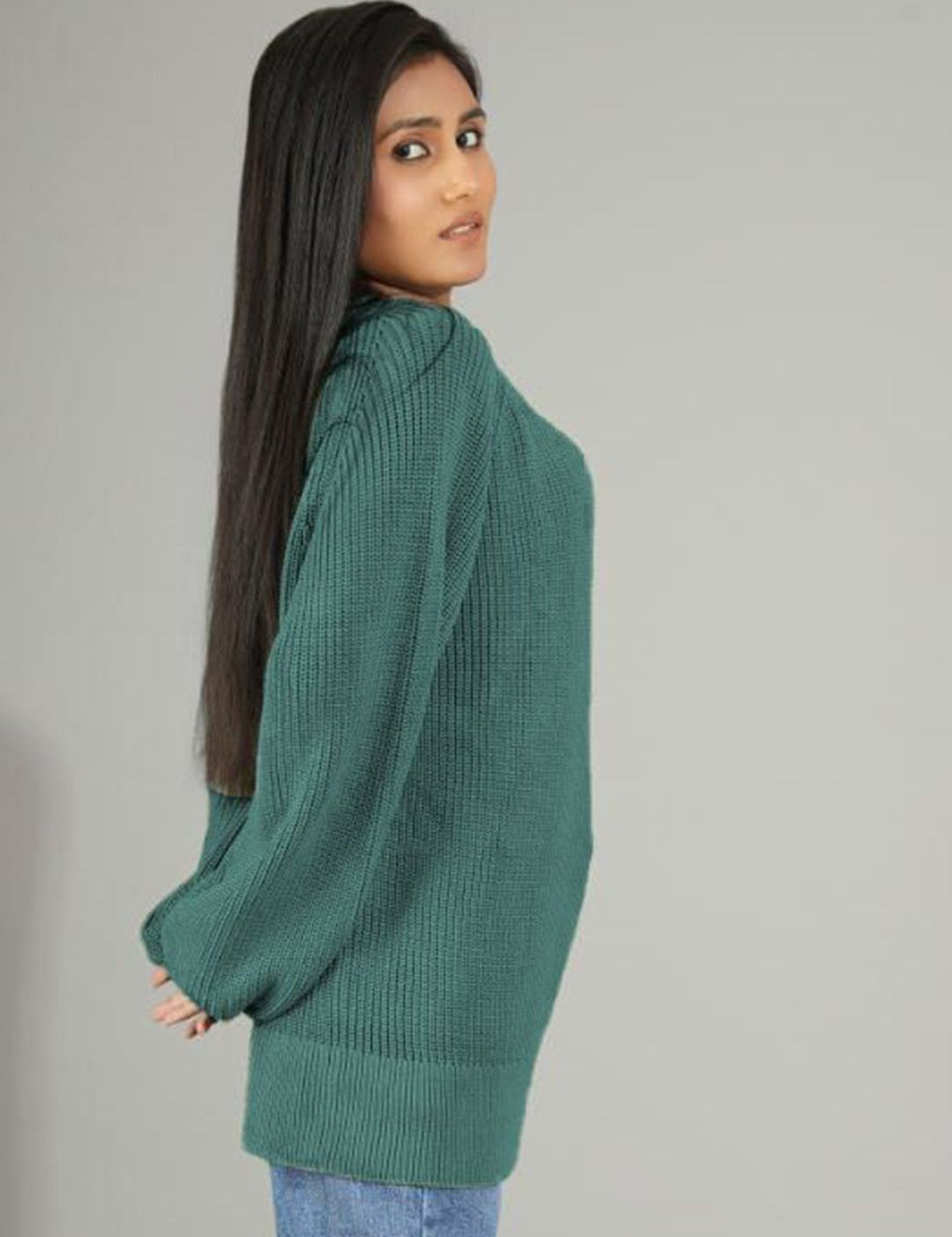 Kotty Women Round Neck Long Sleeves Pullover