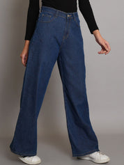 Kotty Women Jean Bootcut Straight Fit High-Rise Stretchable Jeans