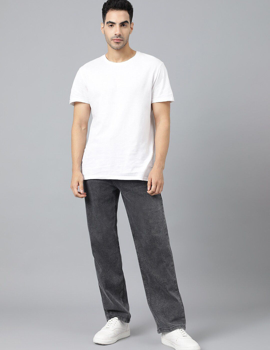 Kotty Men Jean Low-Rise Clean Look Heavy Fade Stretchable Jeans